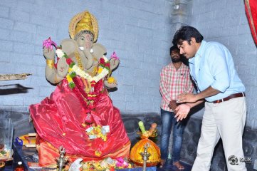 Pawan Kalyan At Andhra Prabha Office Ganesh Pooja
